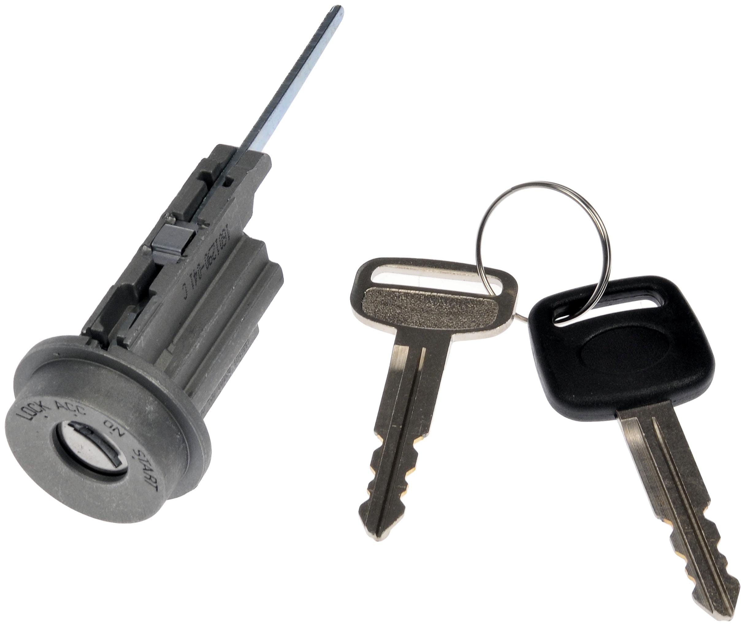 Dorman ignition lock cylinder close-up for Toyota 4Runner; restores ignition function