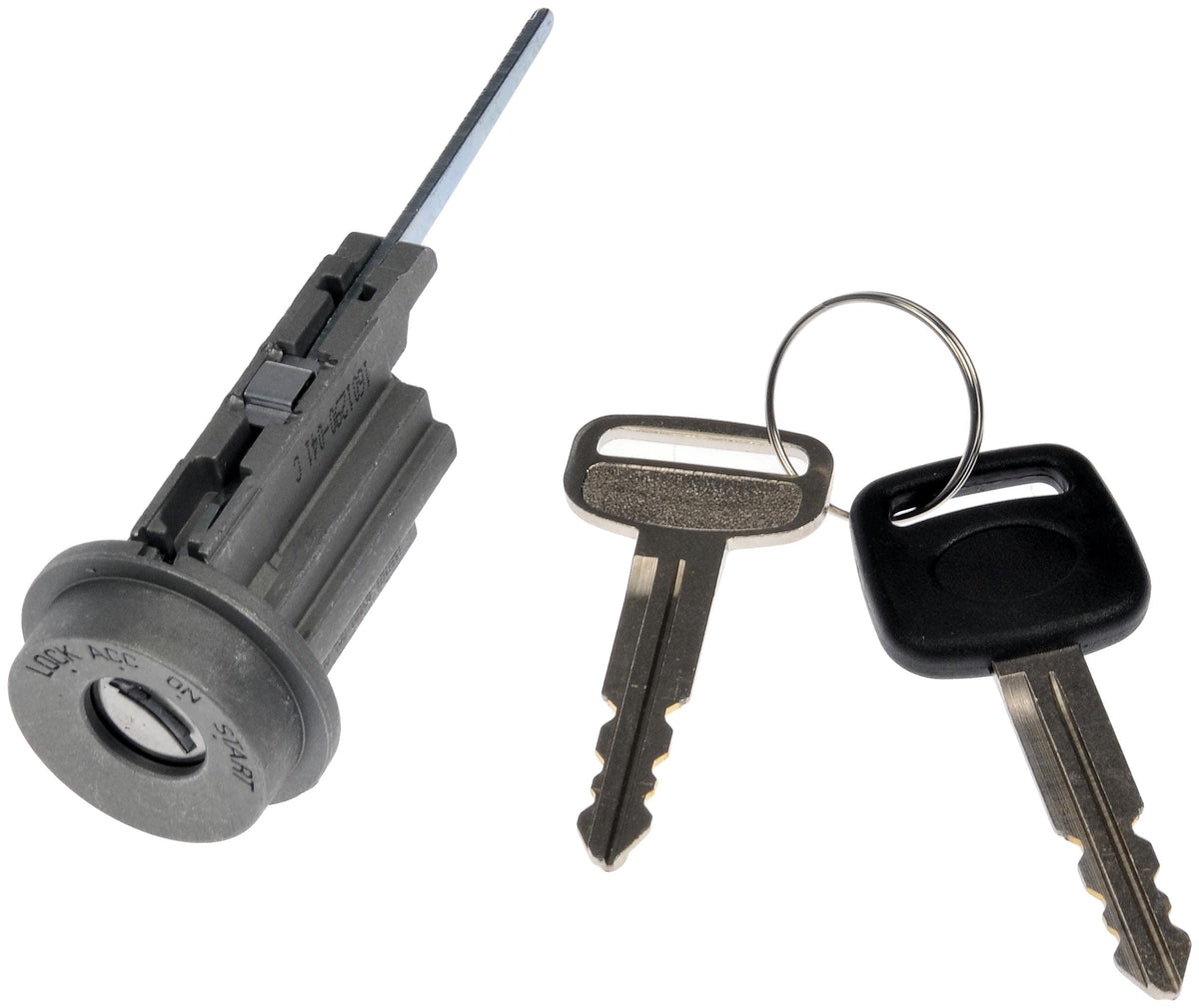 Dorman ignition lock cylinder close-up for Toyota 4Runner; restores ignition function