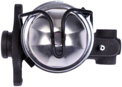Dorman M40000 brake master cylinder side view highlighting durable seals for glycol-fluid resistance