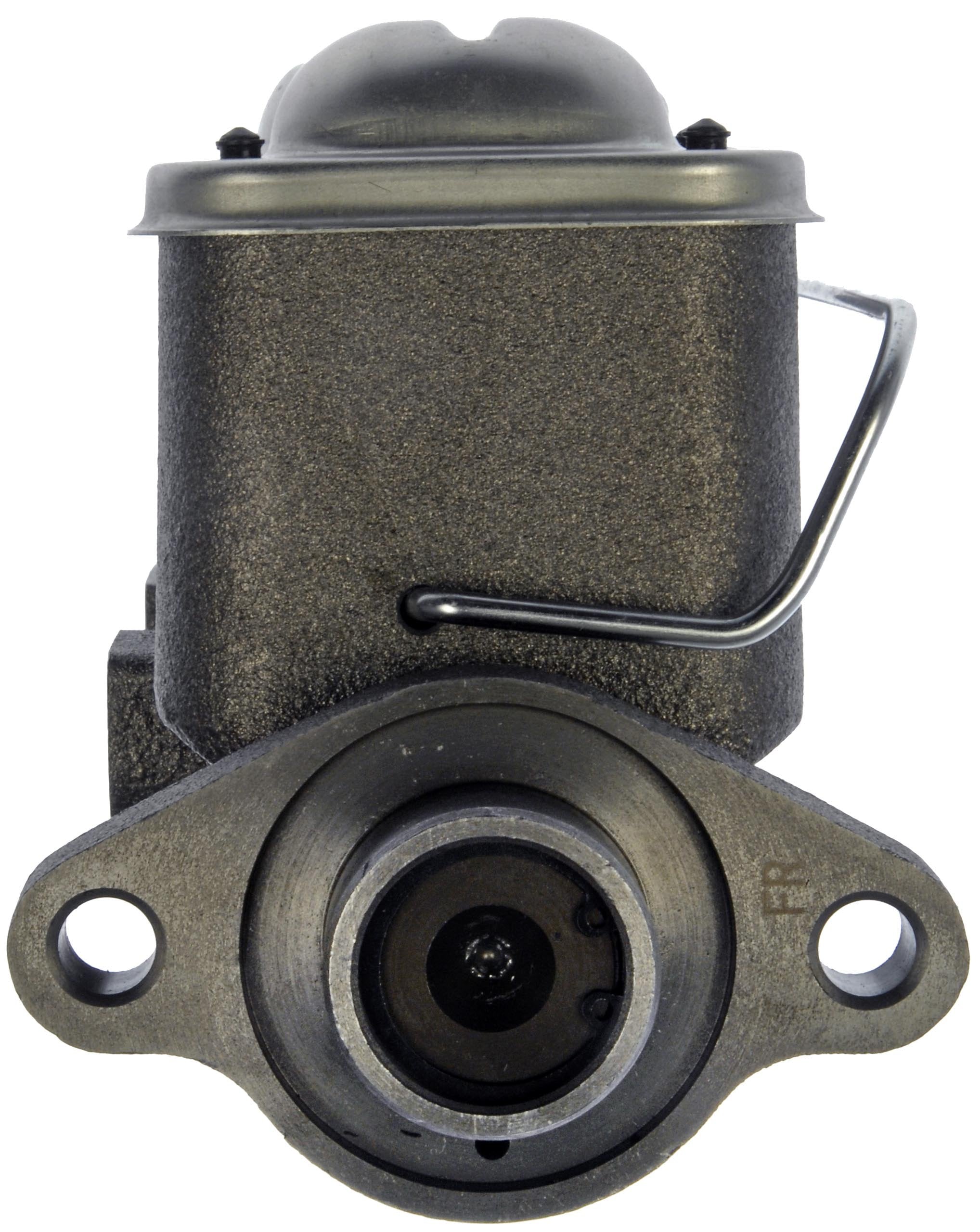 Dorman M76162 brake master cylinder front view showing precise fit for select models