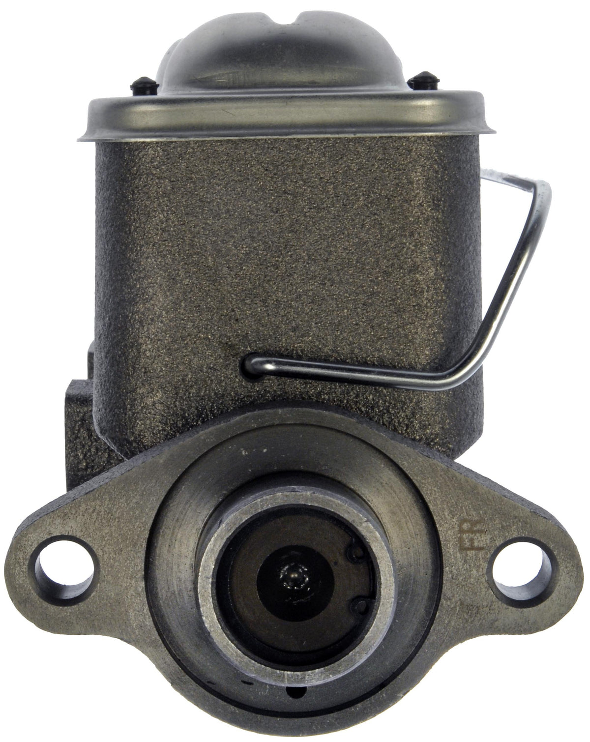 Dorman M76162 brake master cylinder front view showing precise fit for select models