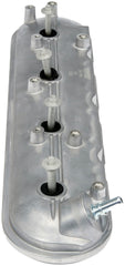 Dorman valve cover side close-up demonstrates quality construction for sealing.