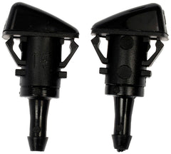 Dorman windshield washer nozzle compatibility guide demonstrates exact factory fit