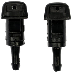 Dorman windshield washer nozzle close-up shows durable materials for long life