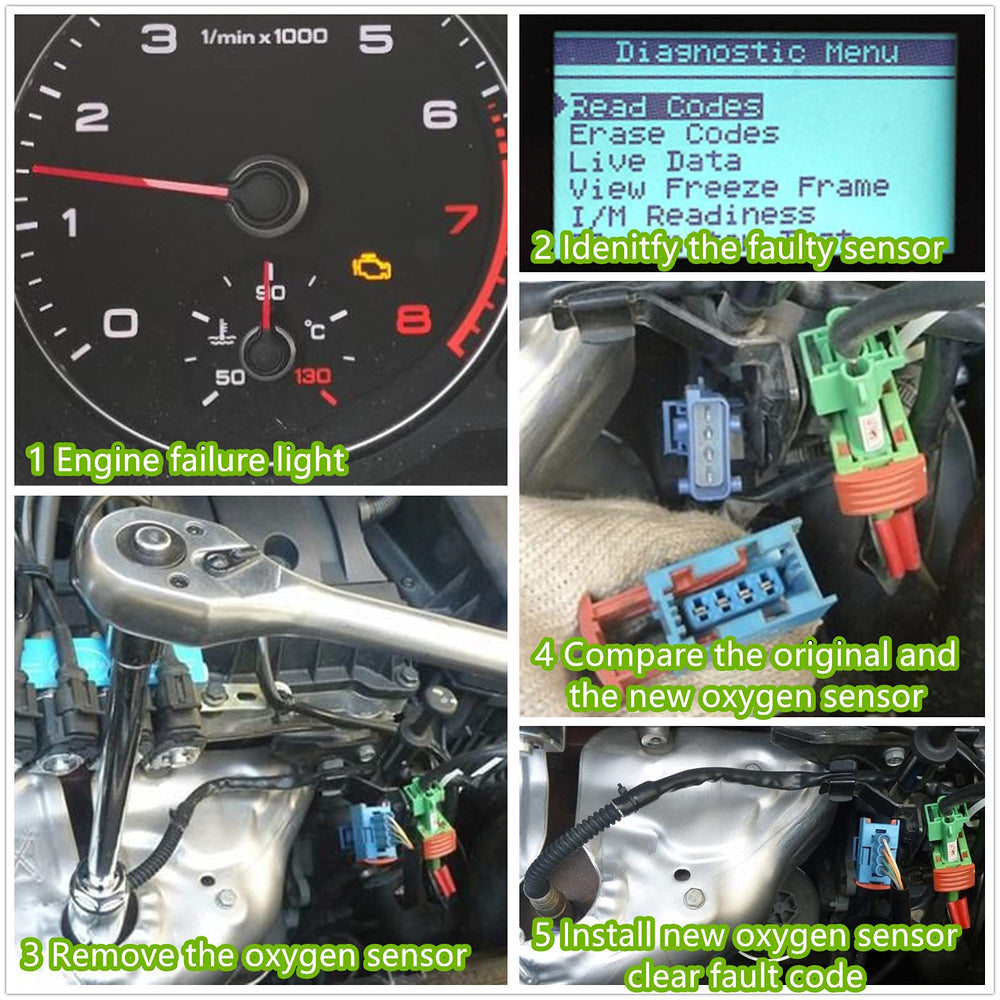 DOSKJOK upstream O2 sensor for NSX and 3.0/3.2L engines simplifies maintenance.