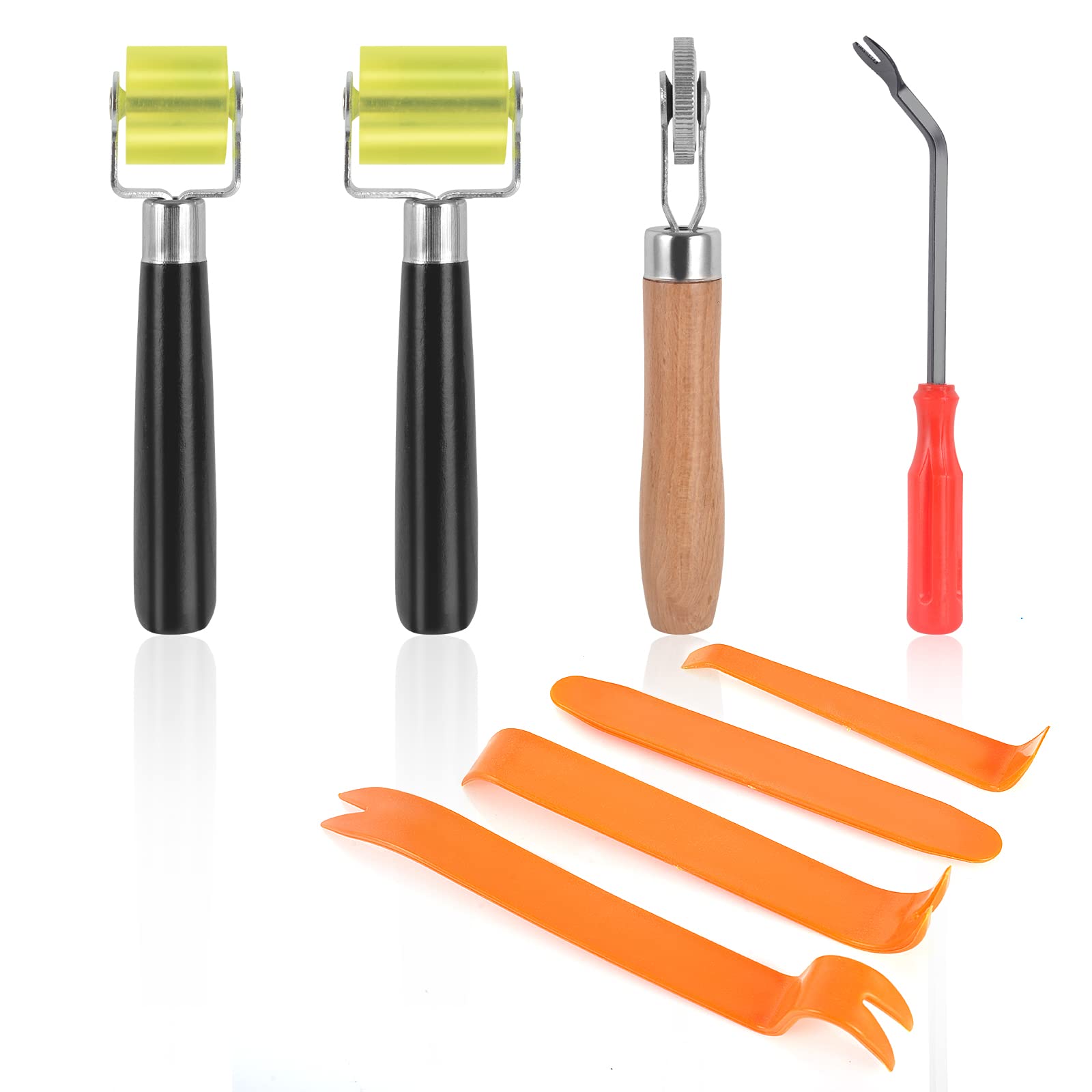 DOSTATNI 8-piece car sound deadening roller set shown for easy installation.