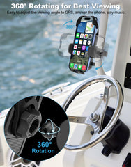 Dosvsi 360-degree rotation ball joint enables landscape or portrait viewing