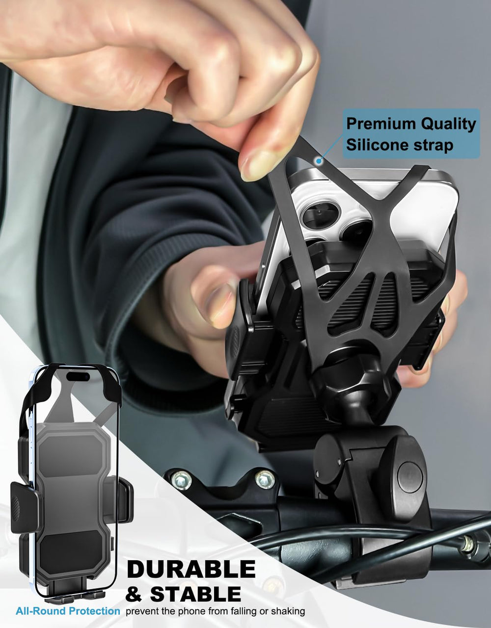 Dosvsi universal compatibility fits iPhone and Galaxy models with thick cases