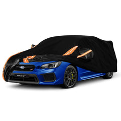 Dototow 8-layer custom-fit Subaru WRX cover shields from dust and weather