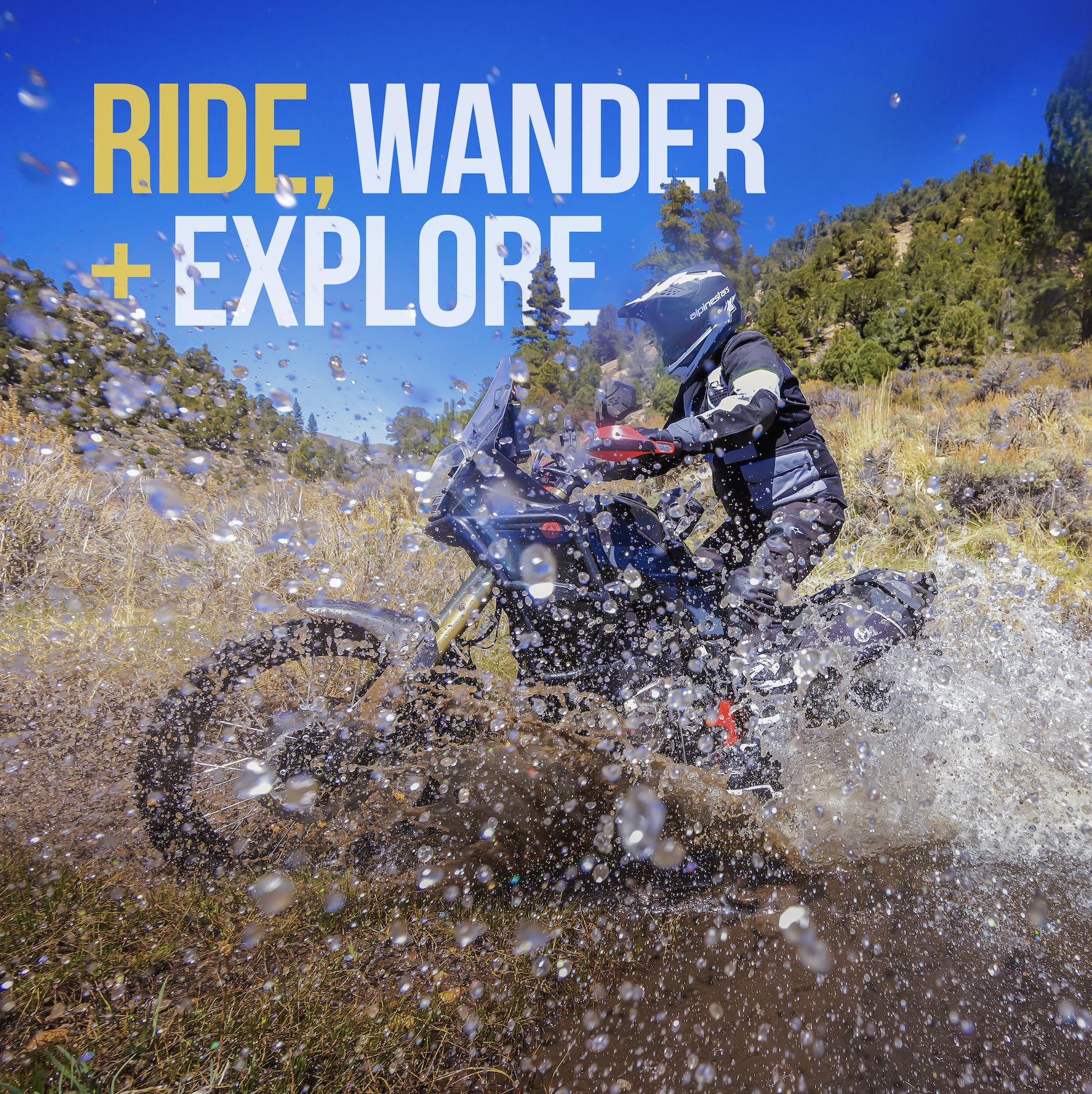 Doubletake lifetime replacement promise covers street to trail riding.