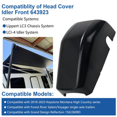 Doufuhua rv awning end caps cover guards end caps against debris.