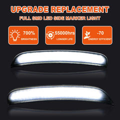DouMmantn rear-right Charger side marker light increases nighttime visibility.