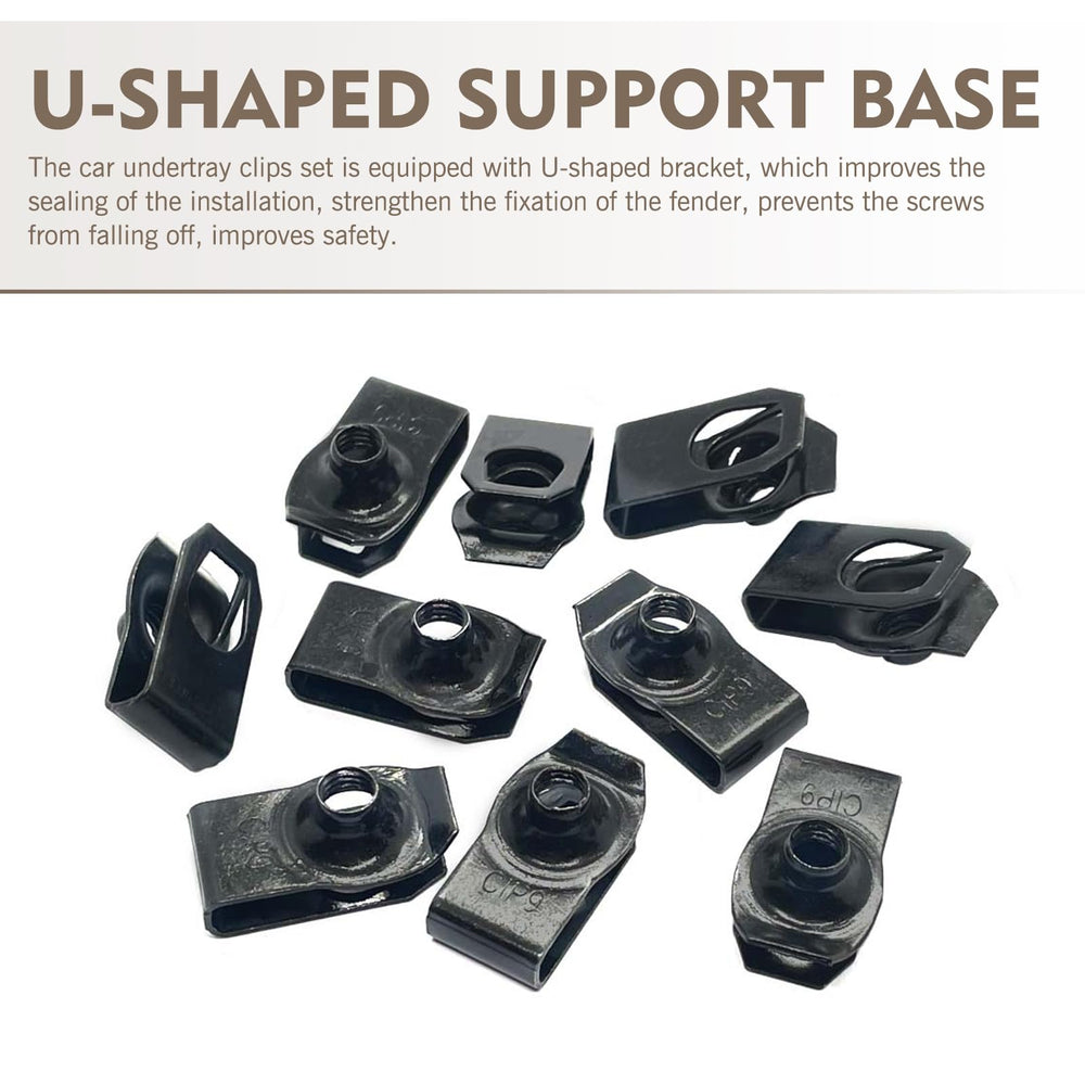 Downhill black splash-guard fixings emphasize sturdy, weather-resistant protection for undercar components.