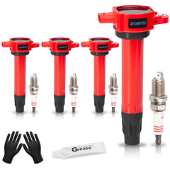 DOWYTA ignition coil pack front view for reliable starting on Jeep Patriot.