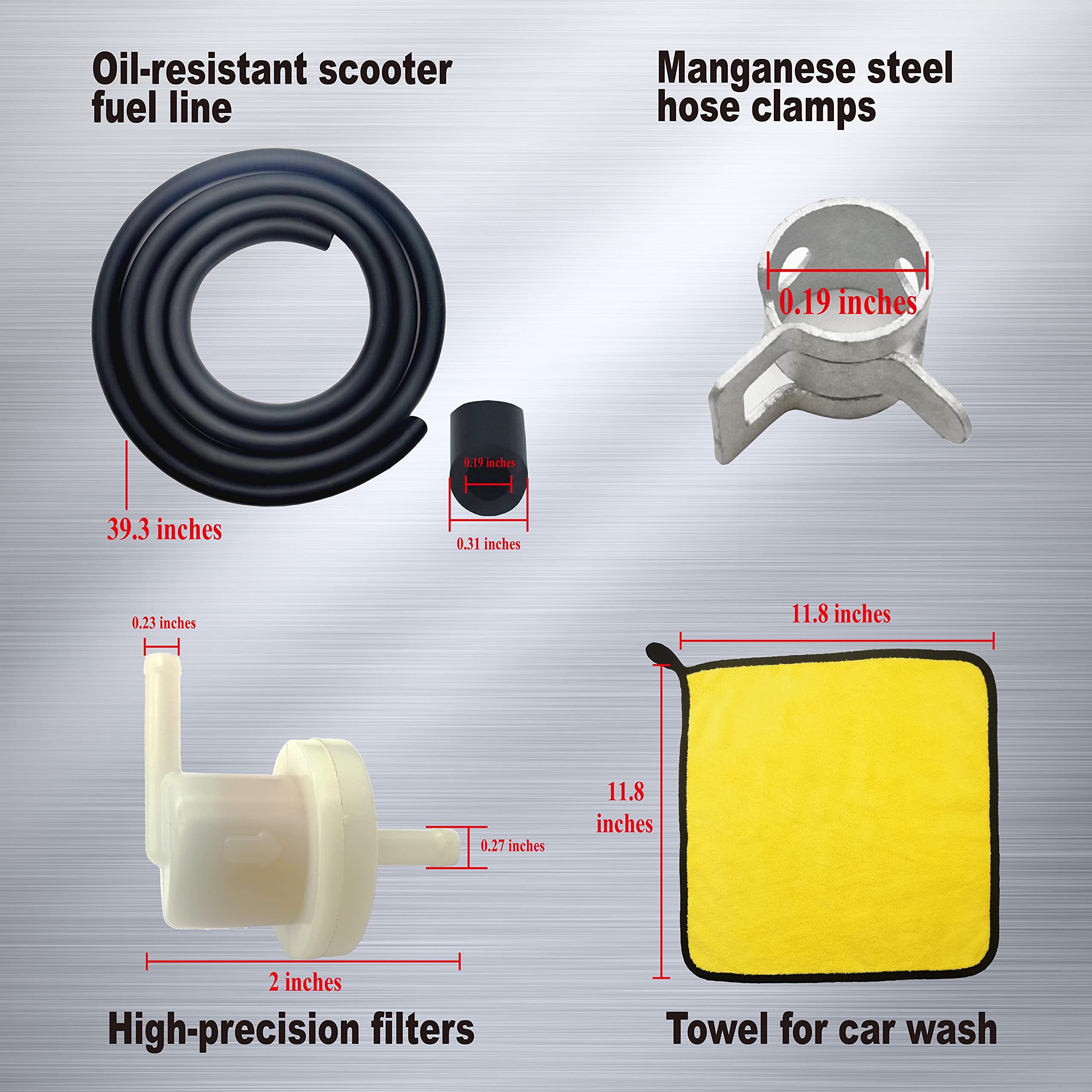 DPHXF Masday installation kit with clamps simplifies replacement.