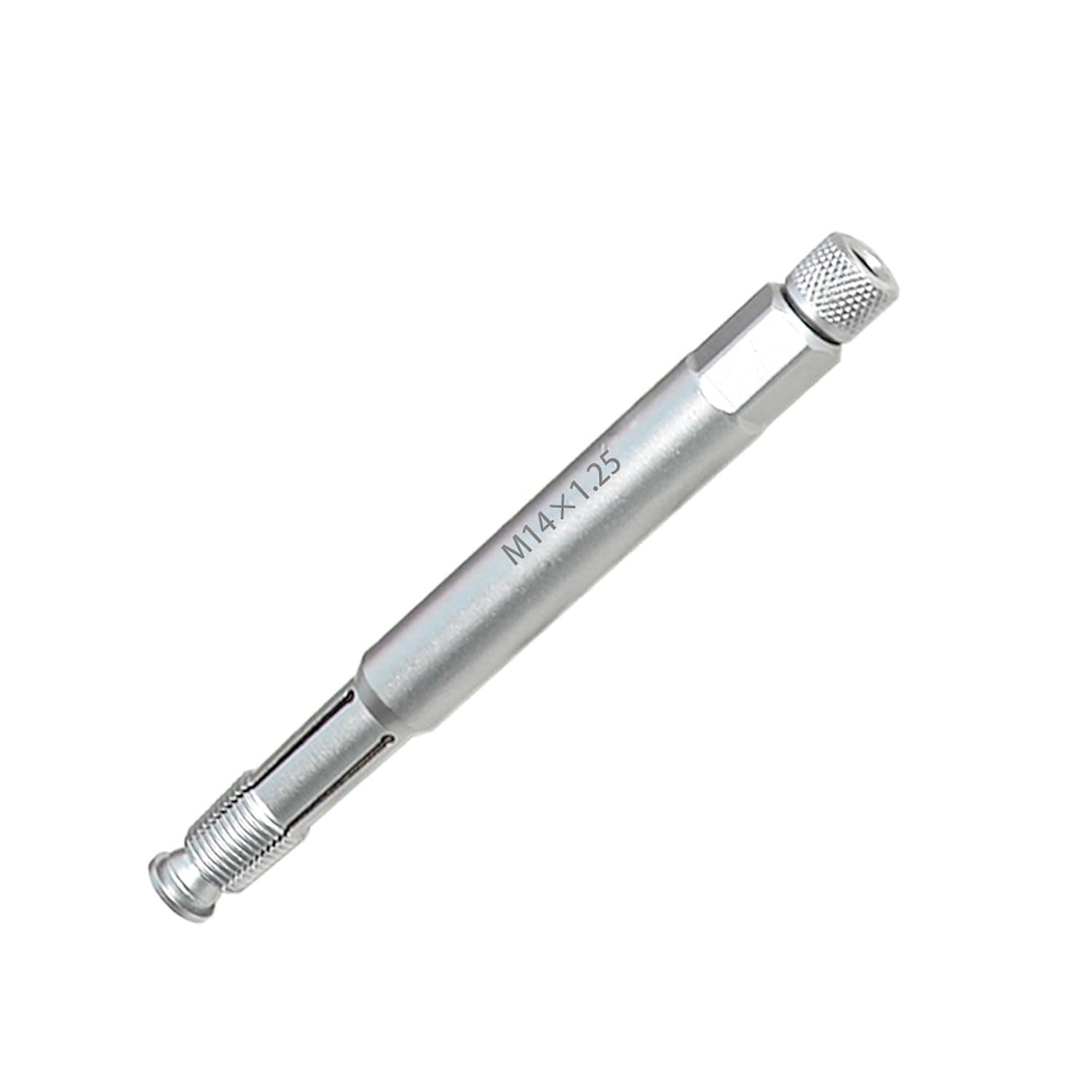 DPTOOL 14mm back tap close-up showing precise threading repair capability