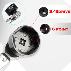 DPTOOL 29mm socket assists removal of larger canister filters with a 3/8 drive.