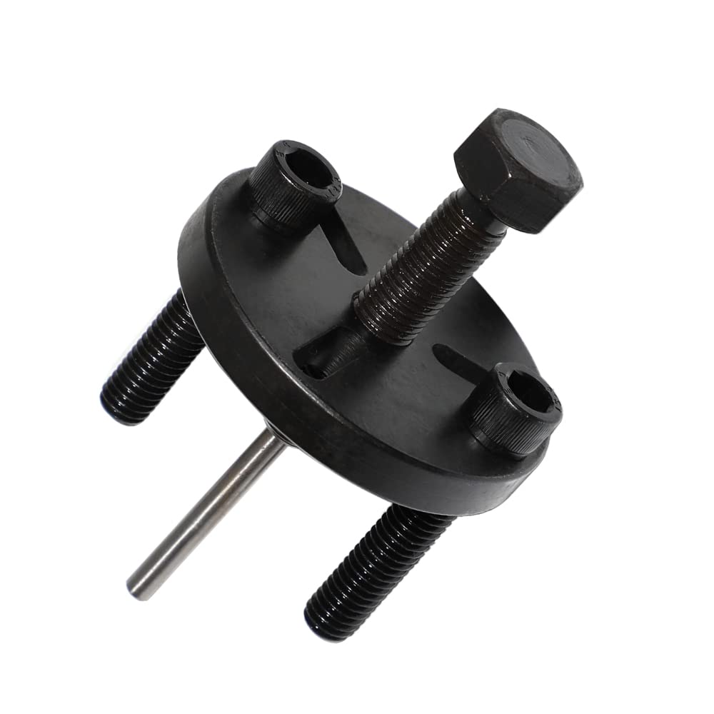 DPTOOL tool shows alignment guidance during installation for precise clutch mounting.
