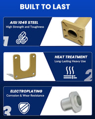 DPTOOL adapter plate and screws streamline kit installation.