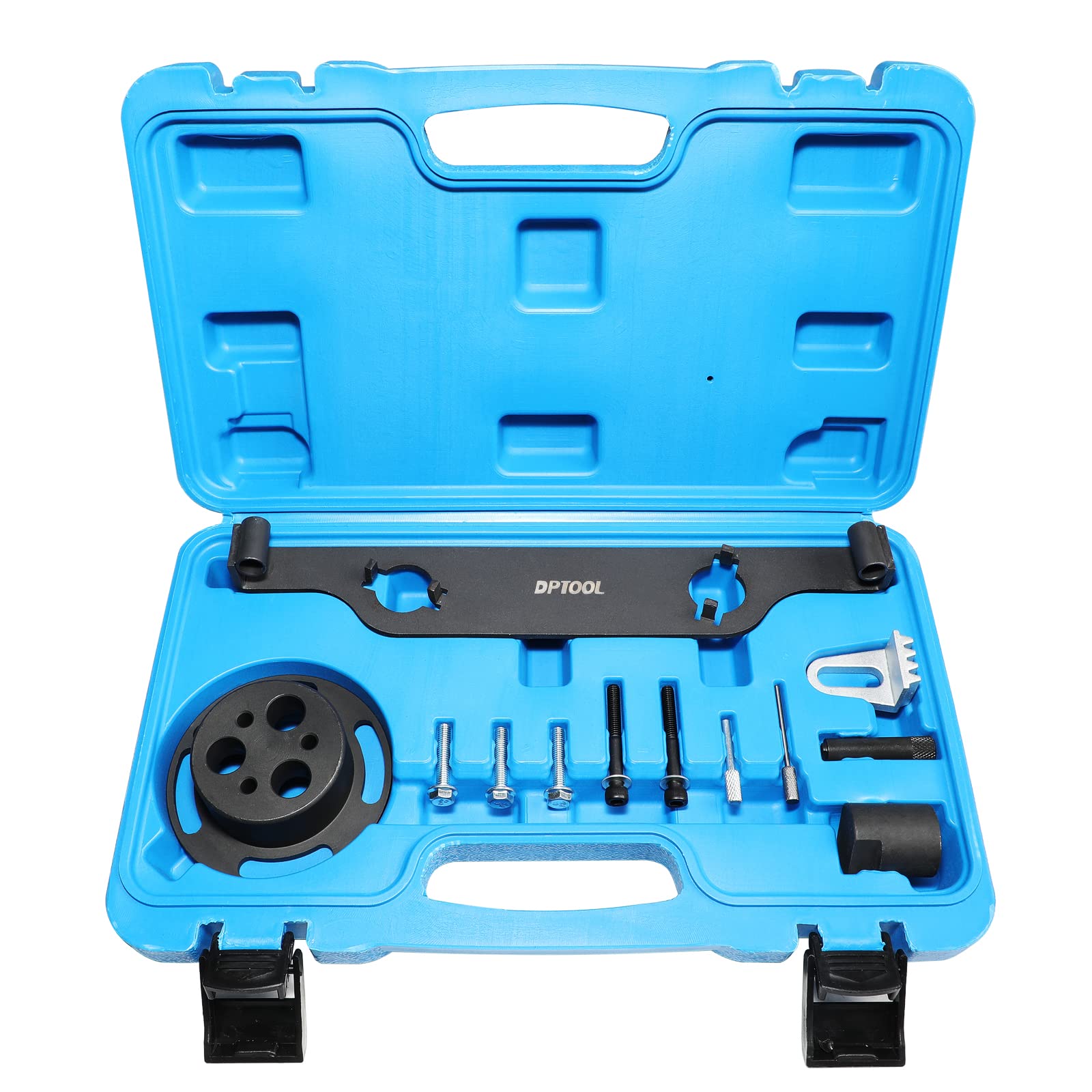 DPTOOL camshaft actuator locking tool for GM Ecotec engines, ensures precise timing setup.