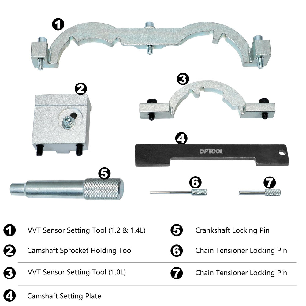 DPTOOL camshaft crankshaft alignment tool used for precise timing setup