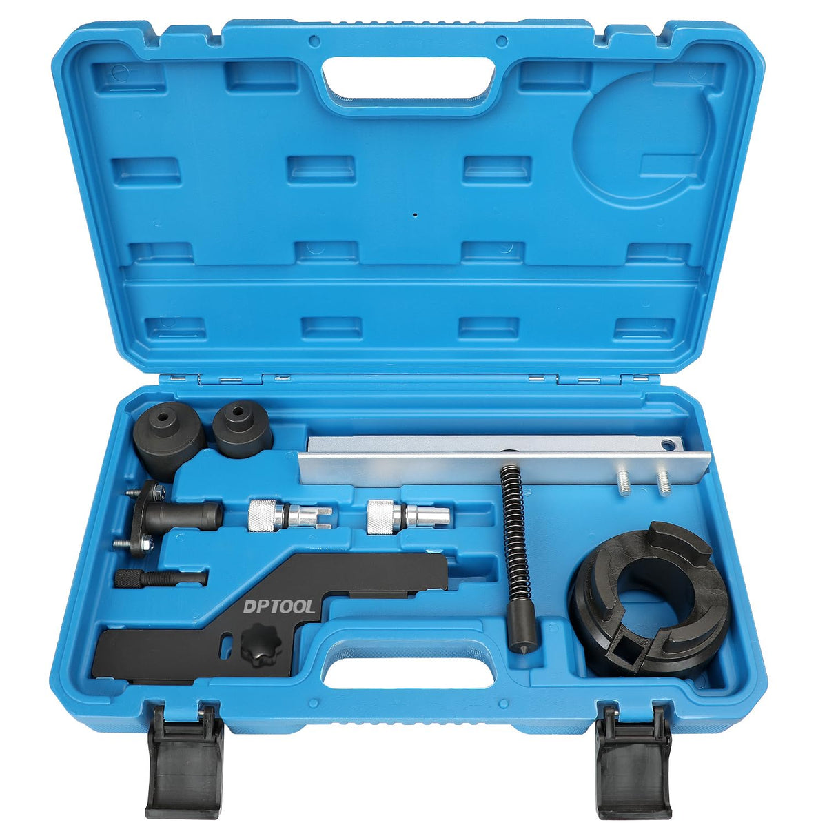 DPTOOL camshaft holding tool for precise engine timing.