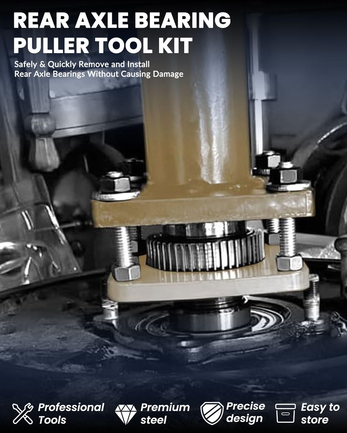 DPTOOL complete kit supports efficient rear axle maintenance.