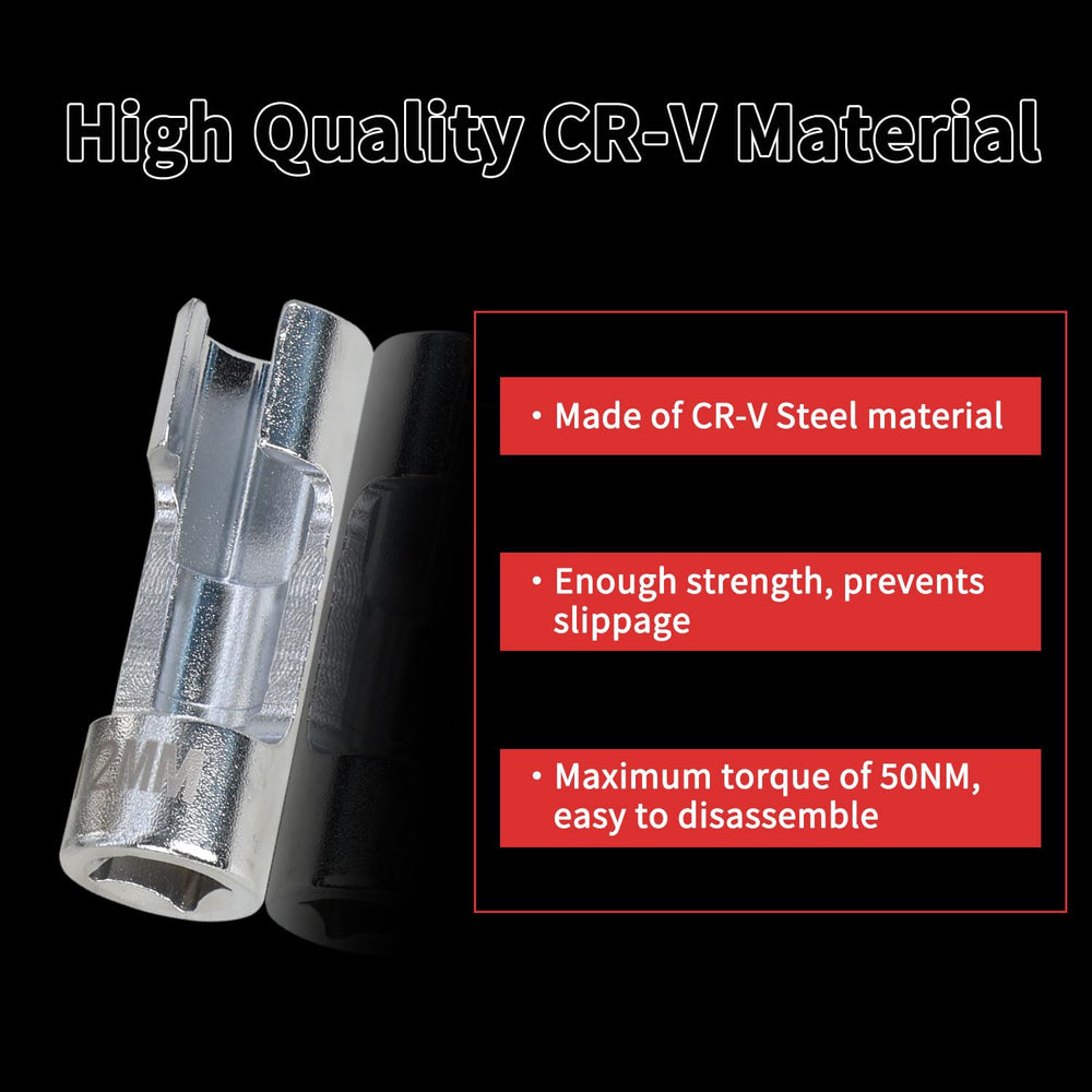 DPTOOL 9mm socket offers secure contact on compact connectors.