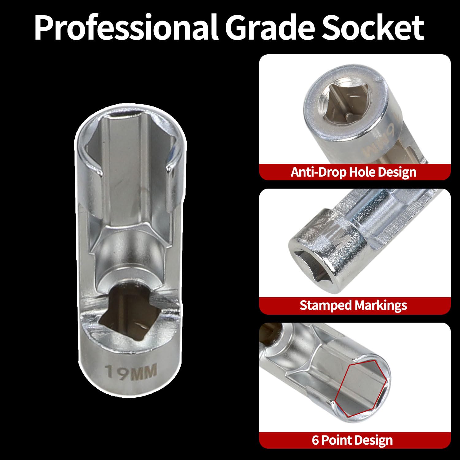 DPTOOL flare nut socket 22mm supports efficient sensor removal in tight spaces.