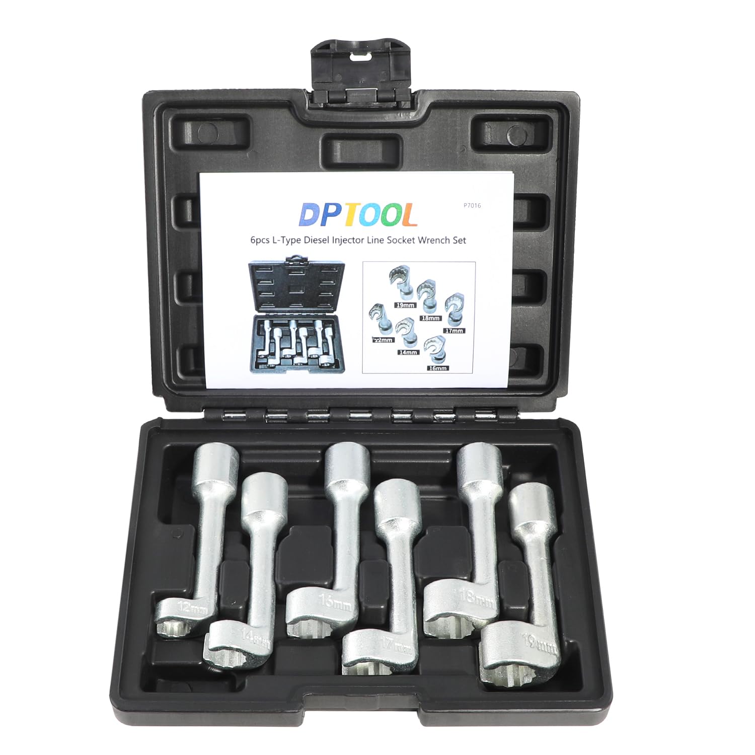 DPTOOL diesel injector line socket 12mm for tight-space installation