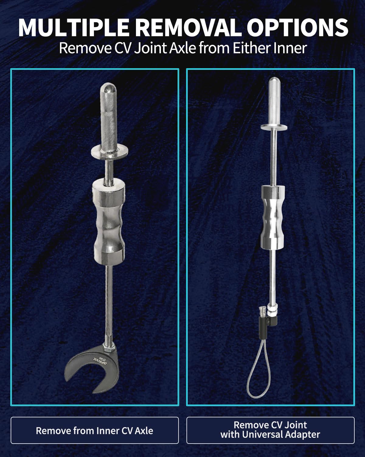 DPTOOL heavy-duty slide hammer delivers strong, consistent pulling force.