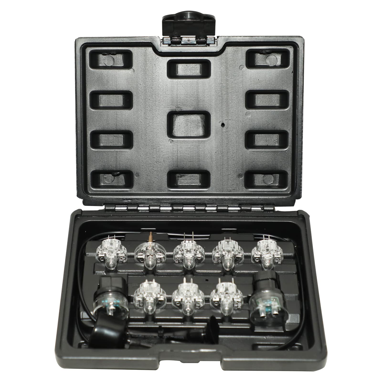 DPTOOL Noid Light Test Kit assembly for quick injector diagnostics.