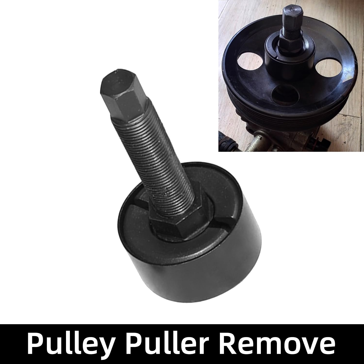 DPTOOL durable steel build resists bending during repeated pulley removals.