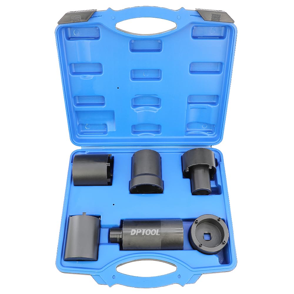 DPTOOL spindle nut socket set in case for portable on-site repairs.