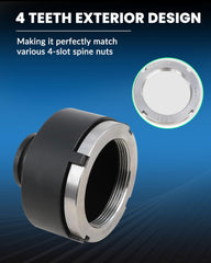 DPTOOL spindle nuts socket 32-5mm outer diameter for fast engagement