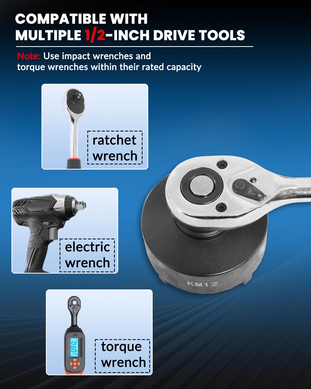 DPTOOL 69mm socket for larger spindle nuts