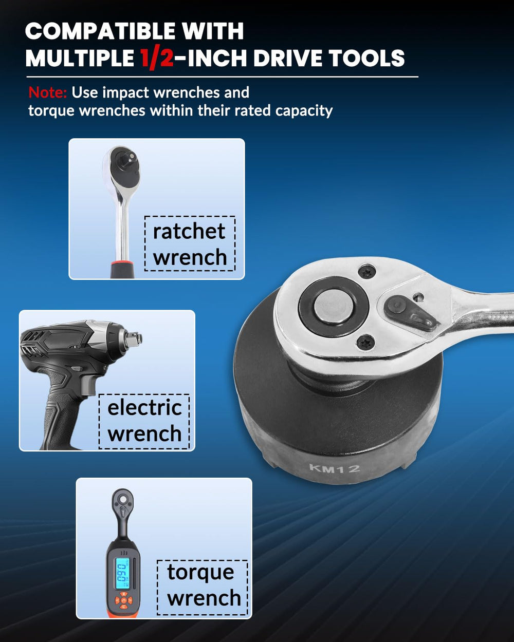 DPTOOL 69mm socket for larger spindle nuts