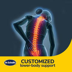 Dr. Scholl's Gel Posterior Cushion uses a wave pattern that massages tired muscles.