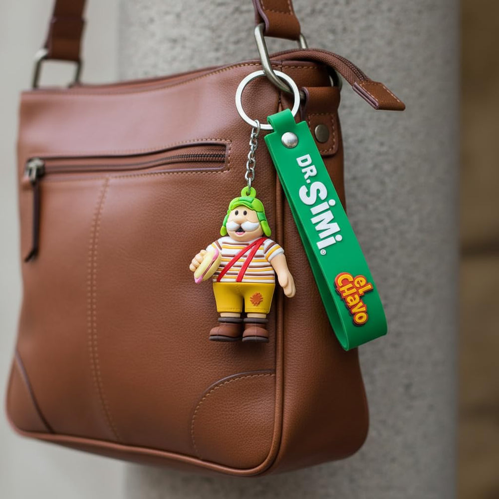 Lightweight, travel-friendly accessory ideal for keys, backpacks, and totes.