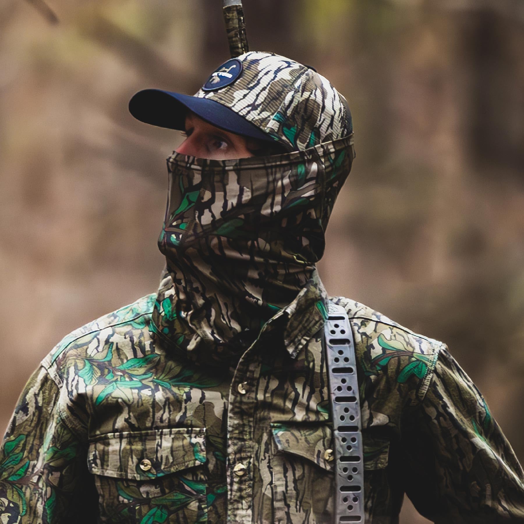 Drake Waterfowl Greenleaf mask, lightweight construction ideal for extended wear