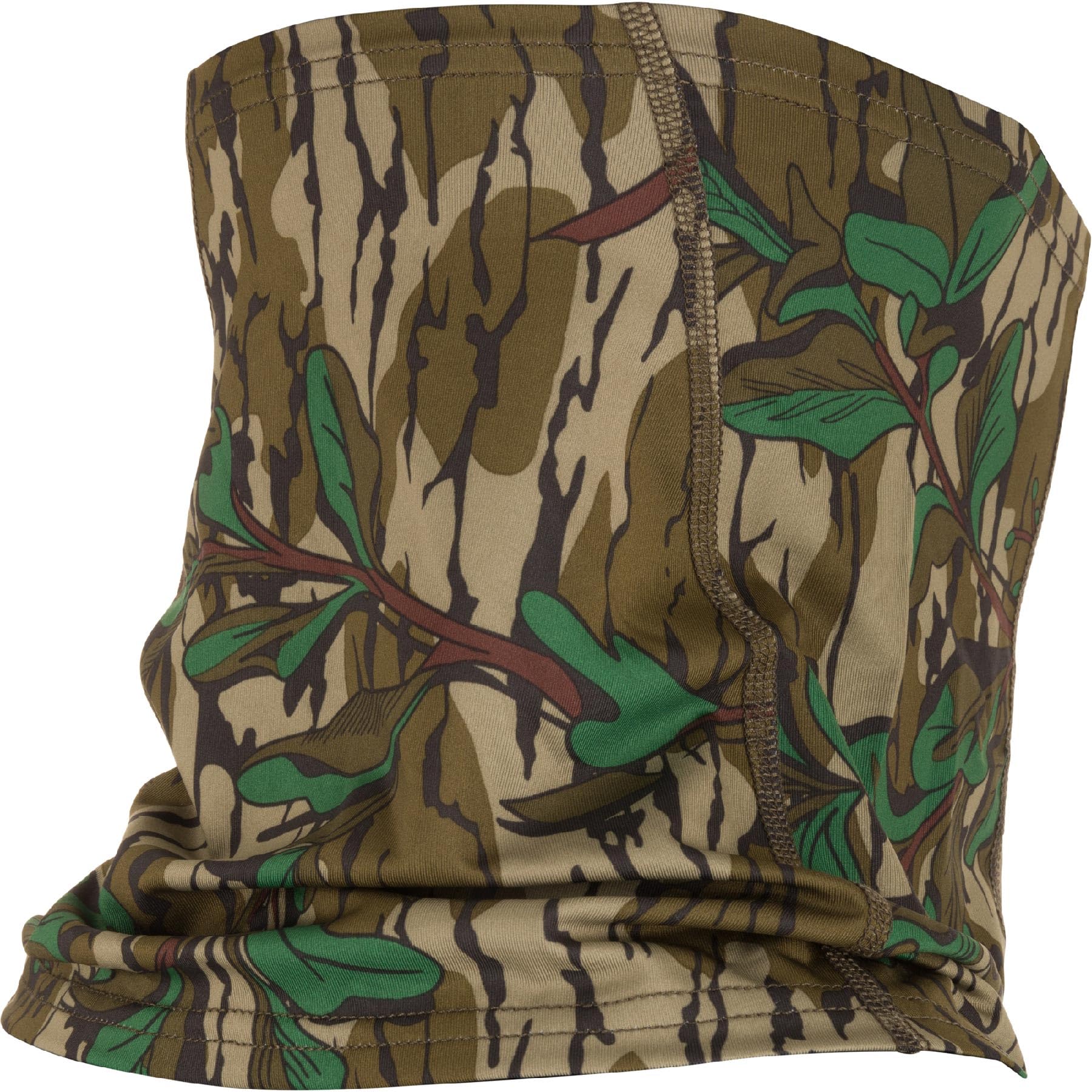 Drake Waterfowl Half Mask Greenleaf, nose perforations for improved airflow during activity