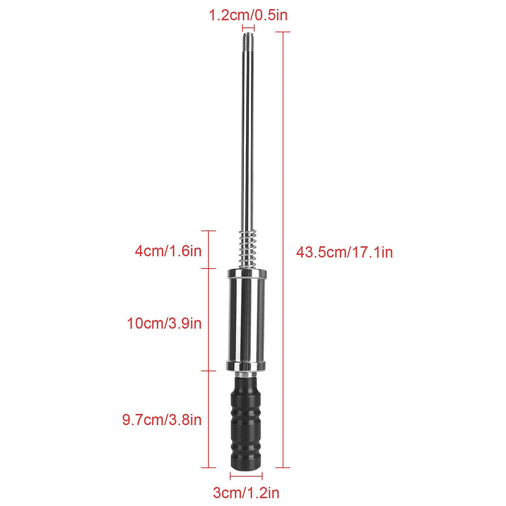 DRAMLOR dent puller and screws assist precise pull without harming paint.