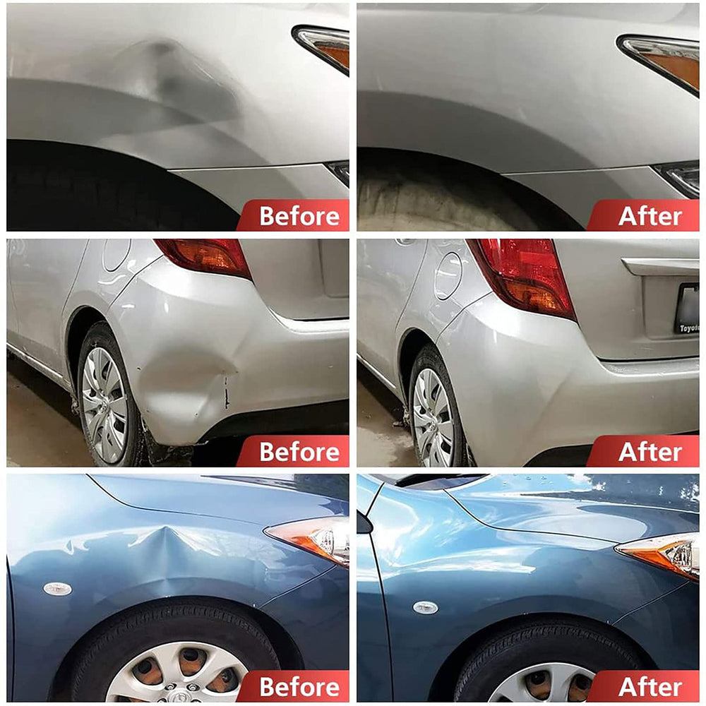 DRAMLOR heavy-duty kit supports car, motorcycle, and appliance dent removal.