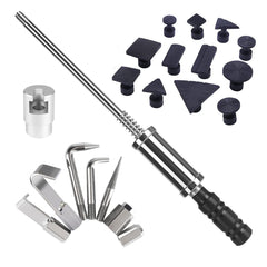 DRAMLOR Paintless Dent Repair Kit slide hammer in action for efficient dent removal.