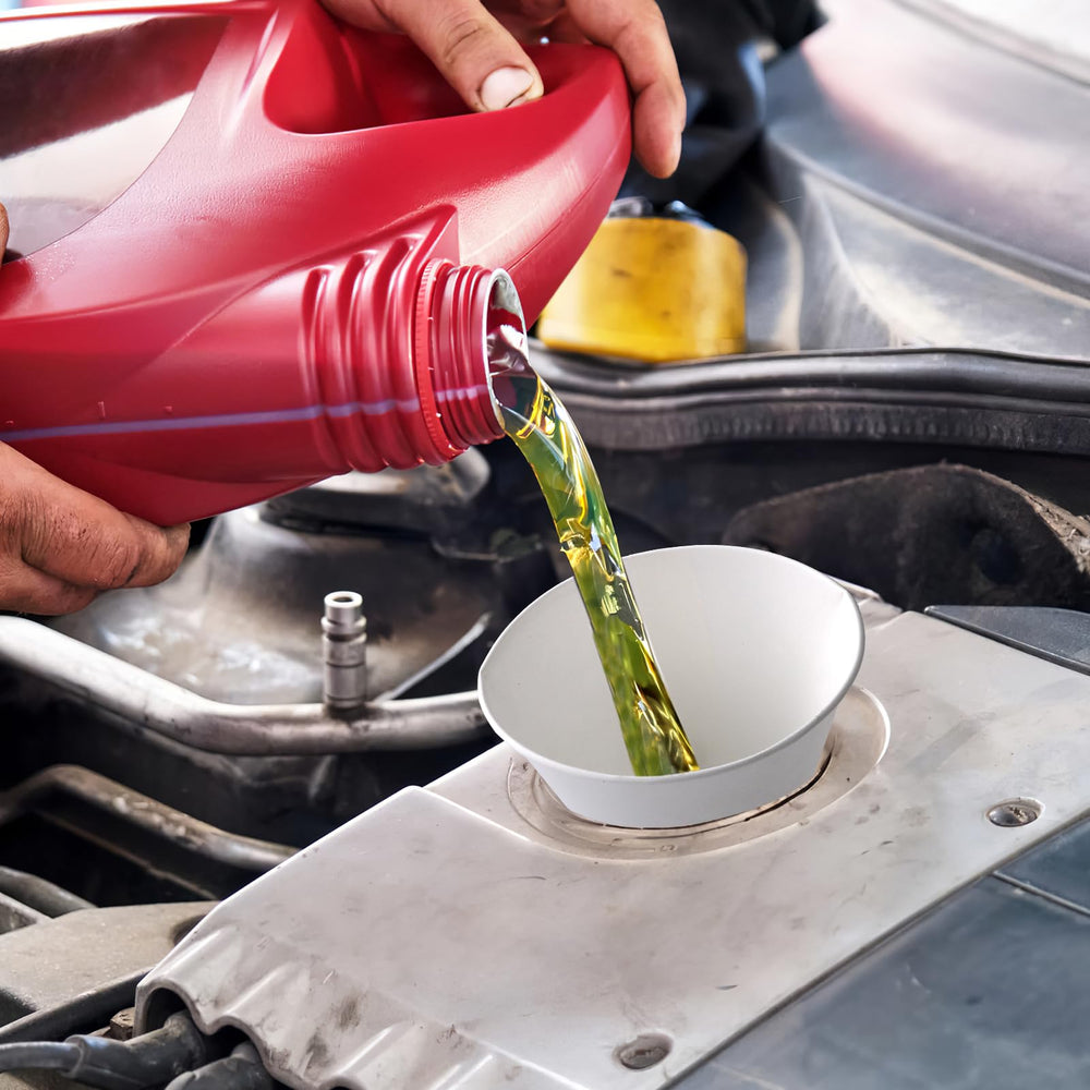 Draupnir paper oil funnels compatible with most vehicles for versatile use.