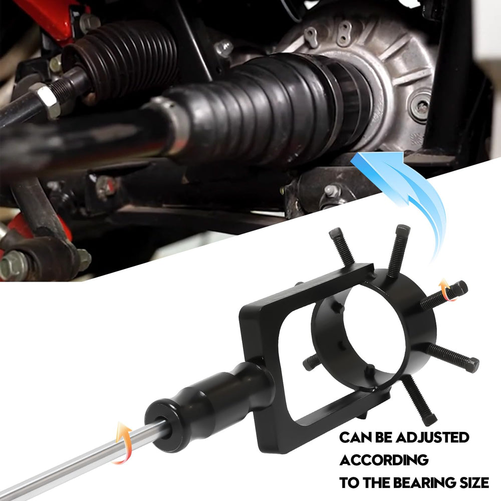 Draviple slide hammer assembly delivering controlled impact.