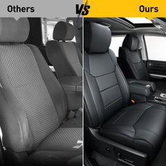 DrCarNow PU leather seat cover protects against tears in daily use.