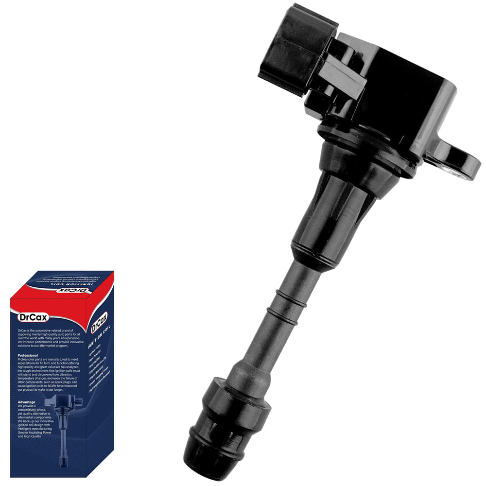DrCax UF349 ignition coil for Nissan Altima, reliable spark and smooth idle potential.