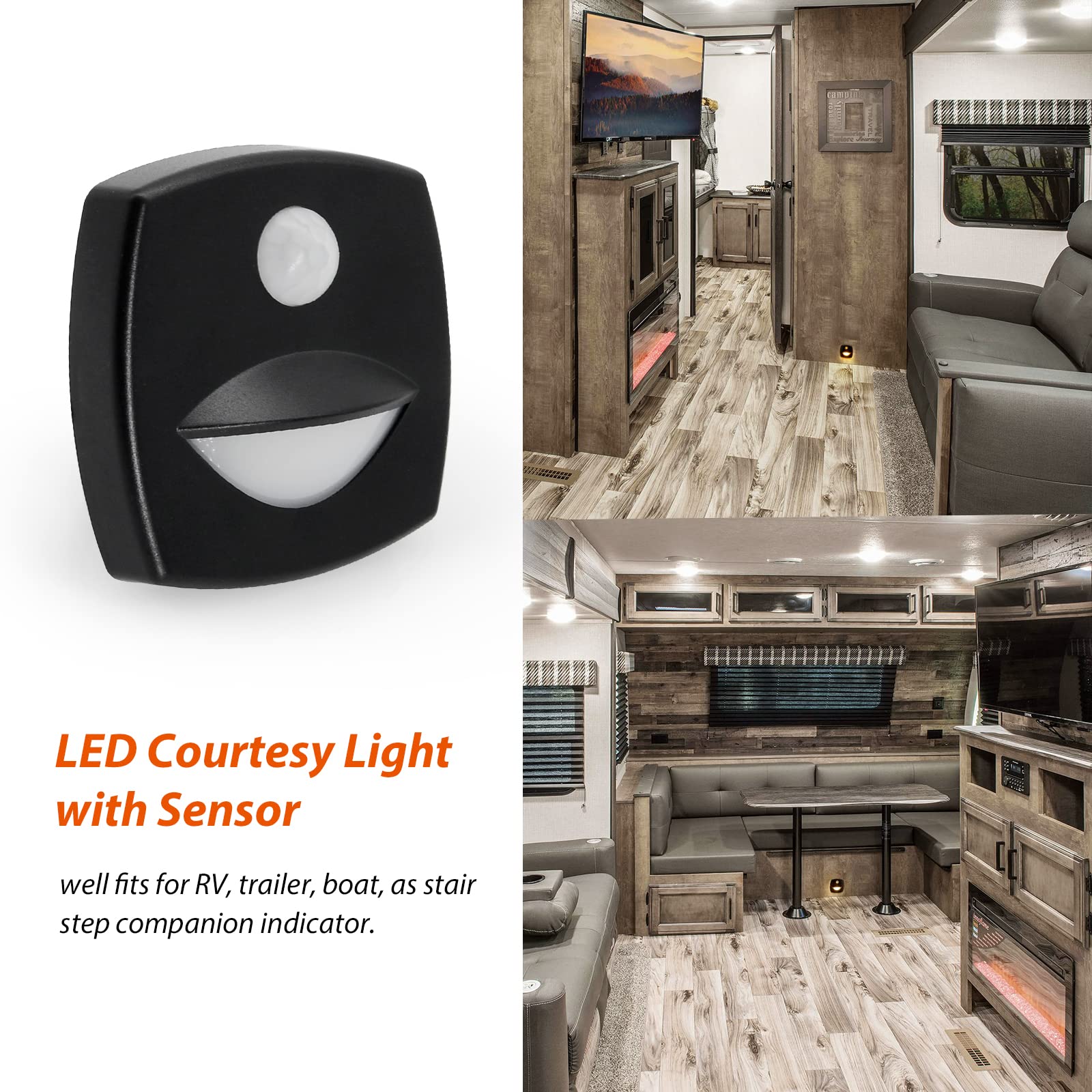 Dream Lighting easy surface mount with two screws for quick installation