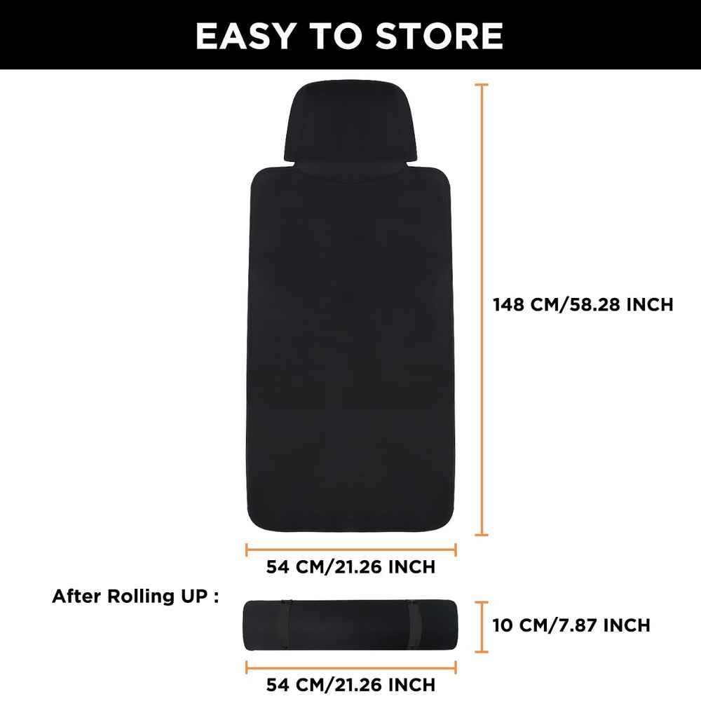 Dreamania seat cover installation ease showing quick setup
